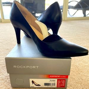 Rockport Adiprene women’s black dress shoes.